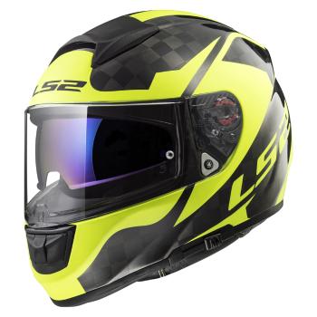 Moto přilba LS2 FF397 Vector C Shine  XS (53-54)  Carbon Hi Vis Yellow