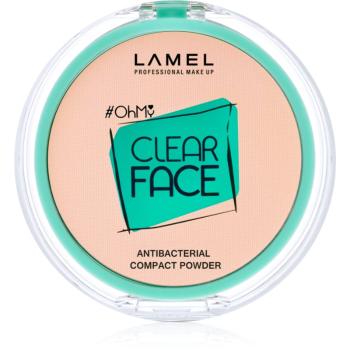 LAMEL OhMy Clear Face kompaktní pudr s antibakteriální přísadou odstín 403 Rosy beige 6 g