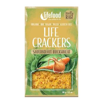 LifeFood Life Crackers Zelňáky RAW BIO 90 g