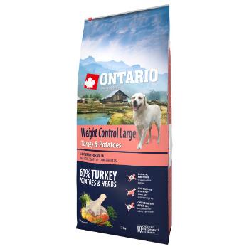 Ontario Large Weight Control Turkey & Potatoes 12kg