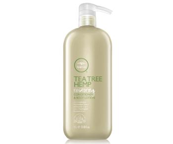 Paul Mitchell Obnovující konopný kondicionér a tělové mléko 2 v 1 Tea Tree Hemp (Restoring Conditioner & Body Lotion) 1000 ml