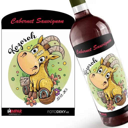 Víno Koňská znamení – kozoroh (Druh Vína: Červené víno)