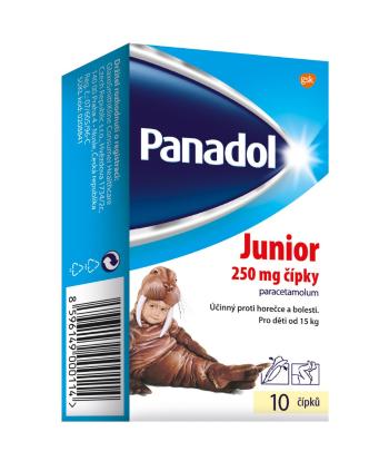 Panadol Junior 250 mg čípky 10 ks