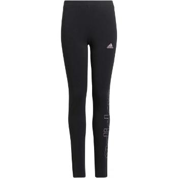 adidas LINEAR LEGGINGS Dívčí legíny, černá, velikost