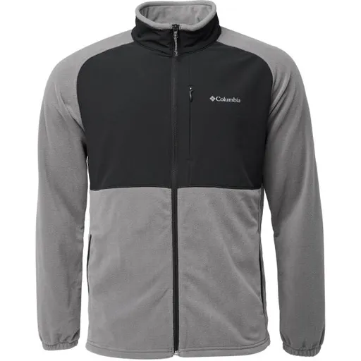 Columbia SAGE PEAK FULL ZIP FLEECE Pánská bunda, šedá, velikost