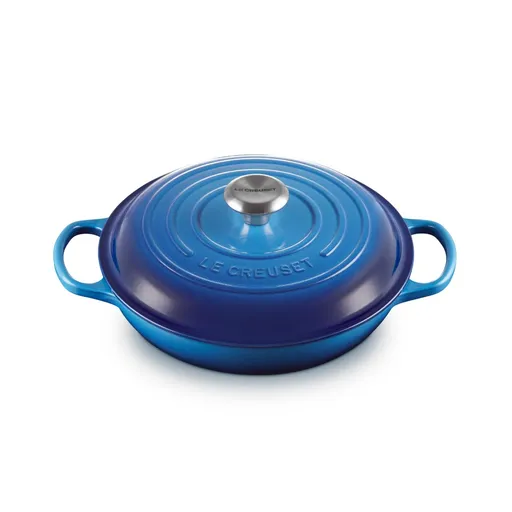 Kastrol SIGNATURE 26 cm, 2,2 l, AZURE, litina, Le Creuset