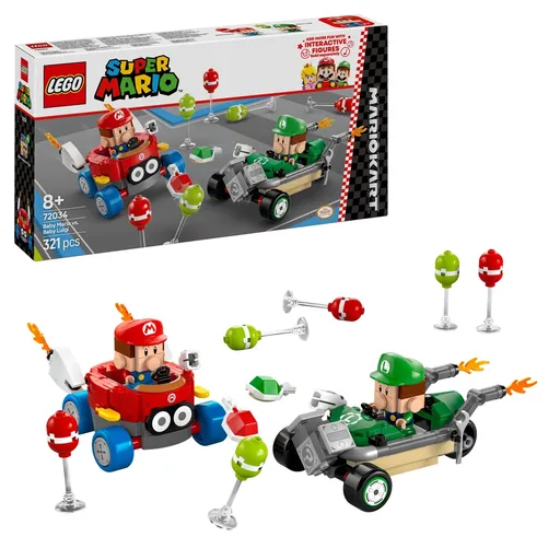 LEGO® Super Mario™ 72034 Mario Kart™ - Baby Mario vs. Baby Luigi
