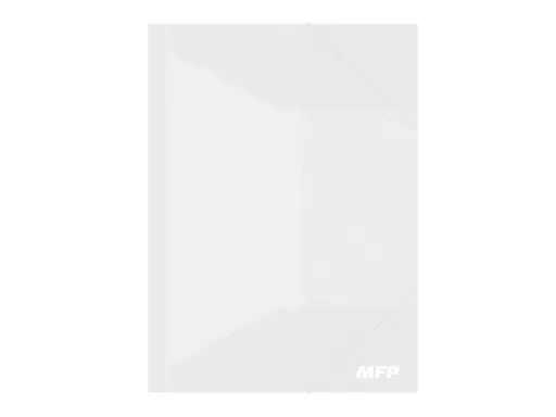 Složka M A4 čirá 3 klop.s gumou  PP