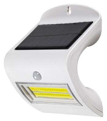 Led lámpatest , mozgásérzékelős , napelemes , oldalfali , 2 Watt  , természetes fehér , kültéri , antracit , IP44 , Rábalux , OPAVA