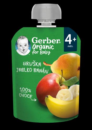 Gerber Organic Kapsička Hruška/jablko/banán BIO 90 g