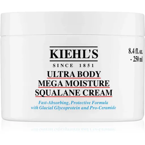Kiehl's Ultra Body Mega Moisture Squalane Cream hydratační tělový krém pro ženy 250 ml