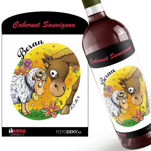 Víno Koňská znamení – beran (Druh Vína: Červené víno)