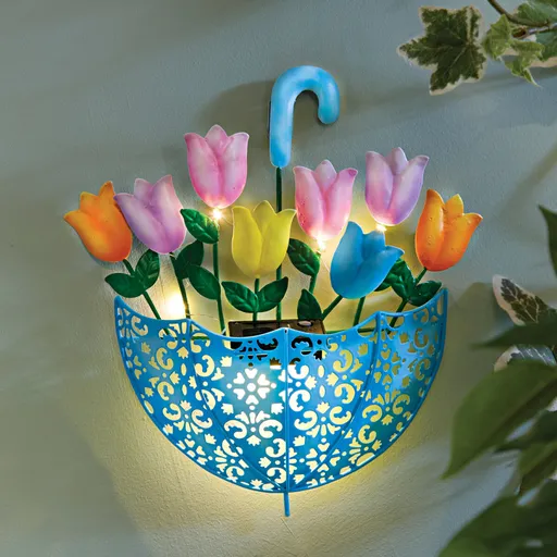 Solární světlo Deštník