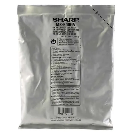Sharp MX500GV černý (black) originální developer