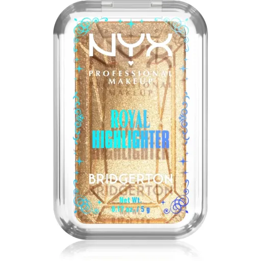 NYX Professional Makeup Bridgerton Royal Highlighter rozjasňovač odstín 02 Light Gold 5 g