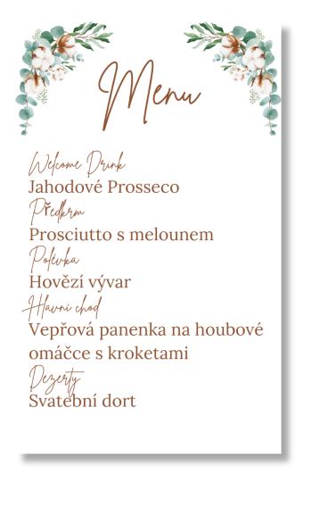 Personal Menu - Mint Folk Zvolte množství: od 11 ks do 30 ks