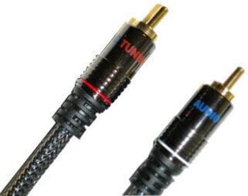 Audio Tuning 2 RCA - 2 RCA 0,5 m Černá Hi-Fi Audio kabel