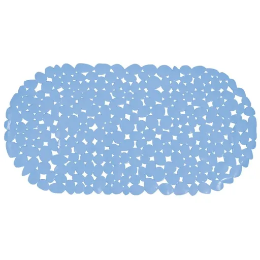 Spirella Protiskluzová podložka do vany GALETS, modrá, 99 x 39 cm