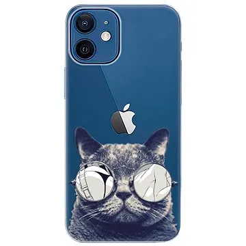 iSaprio Crazy Cat 01 pro iPhone 12 (craca01-TPU3-i12)