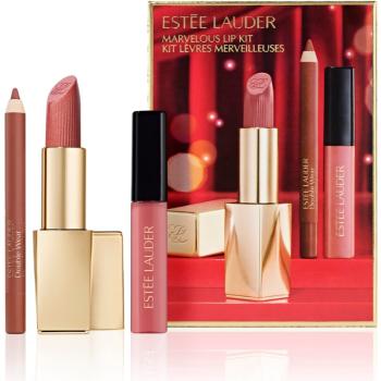 Estée Lauder Holiday Marvelous Lip Kit ajándékszett az ajkakra