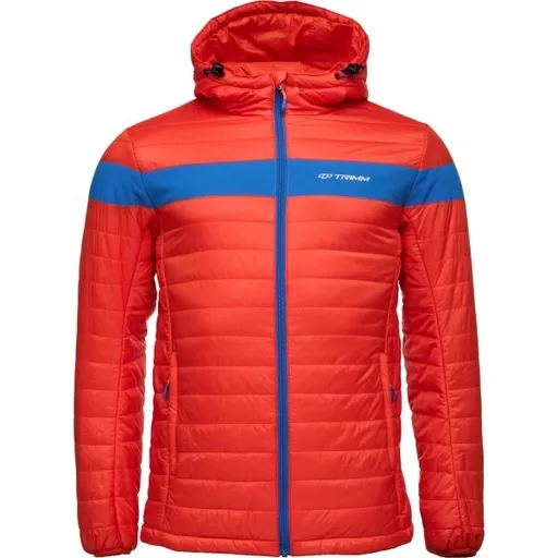 TRIMM CREDIT Pánská prošívaná bunda, oranžová, velikost XXXL