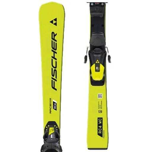 Fischer RC4 WC JR M/O JR + RC4 Z9 23/24 GW Sjezdové lyže, žlutá, velikost