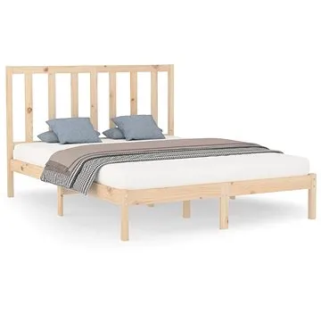 Rám postele masivní dřevo 140 × 200 cm, 3106768 (3106768)