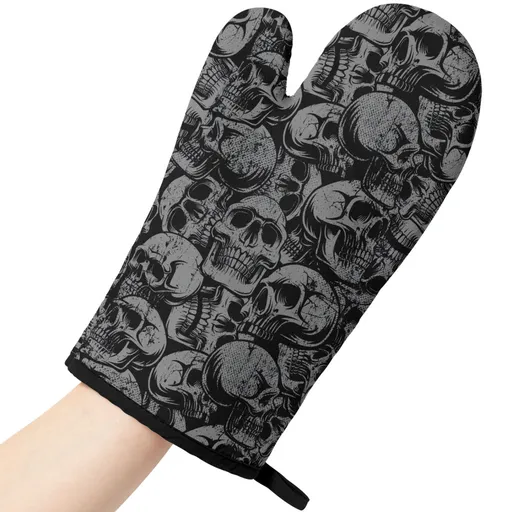 Kuchyňská chňapka Skulls