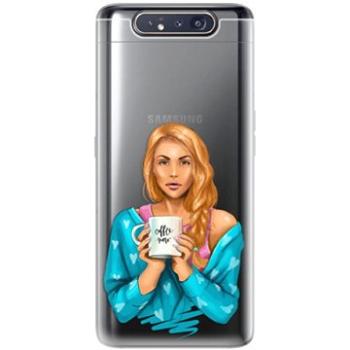 iSaprio Coffe Now - Redhead pro Samsung Galaxy A80 (cofnored-TPU2_GalA80)