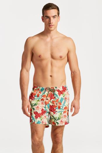 PLAVKY GANT CF FLORAL PRINT SWIM SHORTS LEMONADE YELLOW