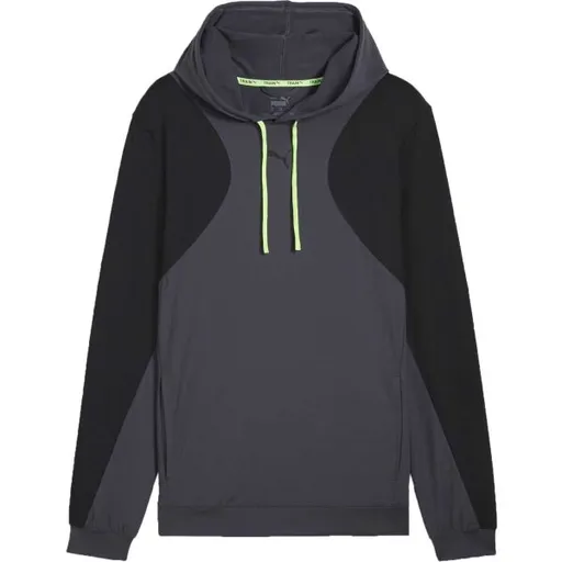 Puma CLOUDSPUN HOODIE Pánská sportovní mikina, tmavě šedá, velikost XXL