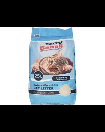 BENEK Super Compact nisip litiera 25 l x 2 (50 l) fara miros