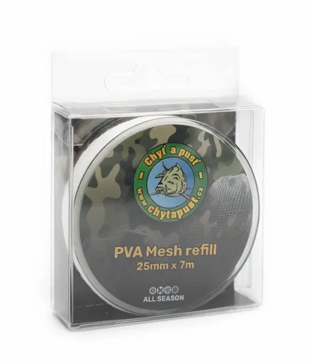 Chyť a pusť Náhradní punčocha PVA Mesh Refill 7m - 25mm,Chyť a pusť Náhradní punčocha PVA Mesh Refill 7m - 25mm