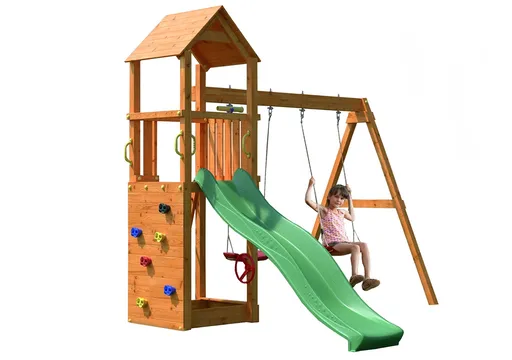 Detské ihrisko Marimex Play 006 + zelená šmykľavka