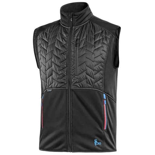 Canis (CXS) Pánská vesta CXS LEONIS - Černá / modrá | 2XL