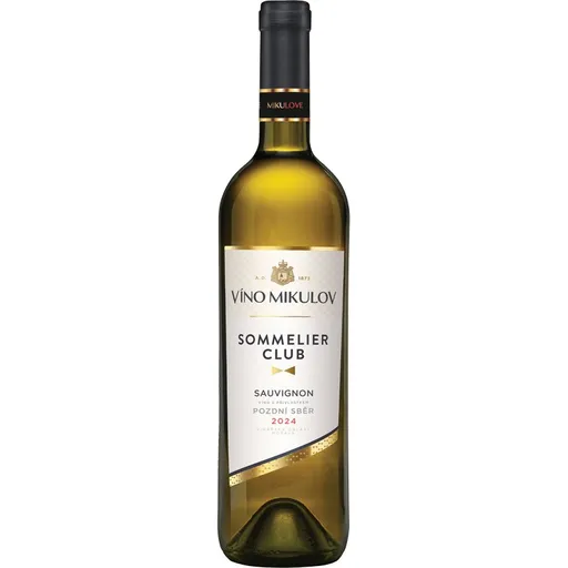 Víno Mikulov Sommelier Club Sauvignon 2024 pozdní sběr