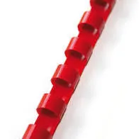 Kroužková vazba 12,5mm červená 56-80listů 100ks