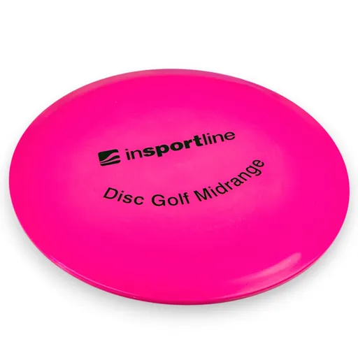 Létající talíř na discgolf inSPORTline Midrange růžová