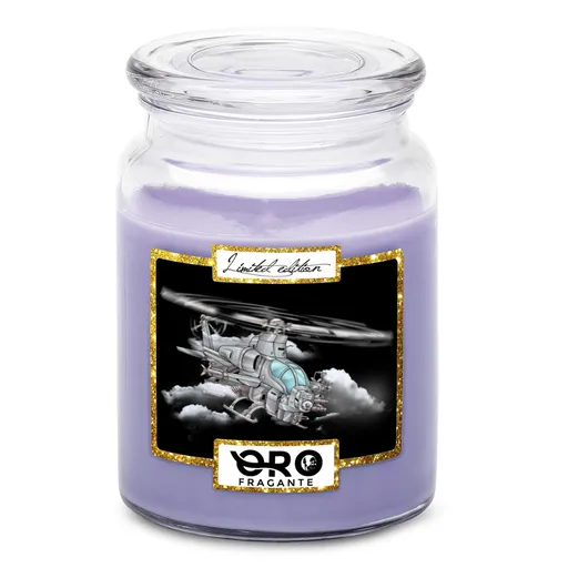 Svíčka Bell AH-1Z Viper  (Vůně svíčky: Levandule)