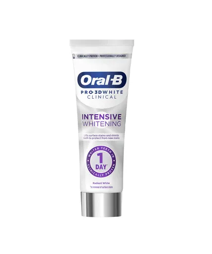 Oral-B Pro 3D White Clinical Radiant White zubní pasta 75 ml