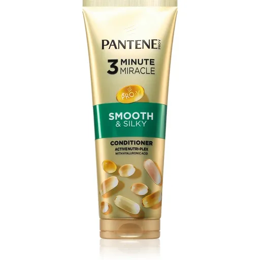Pantene 3 Minute Miracle Smooth&Silky hloubkový tříminutový kondicionér pro poškozené vlasy 220 ml