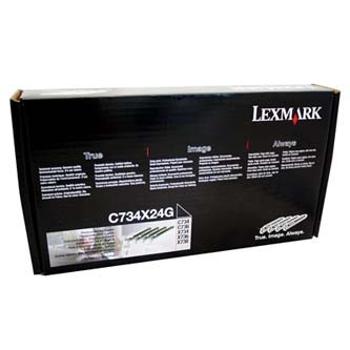 Lexmark C734X24G azurová/purpurová/žlutá/černá (cyan/magenta/yellow/black) originální toner