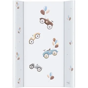 CEBA BABY Comfort přebalovací podložka s pevnou deskou 50 × 80 cm, Retro Cars (5907672335711)
