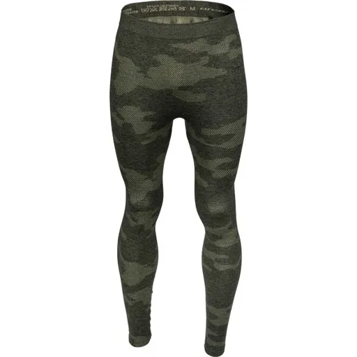 Arcore LEVANTO Pánské funkční termokalhoty, tmavě zelená, velikost XXL