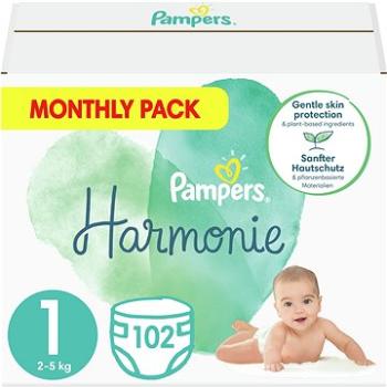 PAMPERS Harmonie vel. 1 (102 ks) (8006540156353)