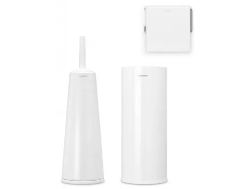 Sada WC doplňků Brabantia bílá 3 ks