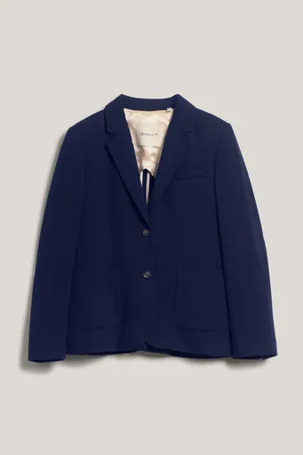 BLEJZR GANT SLIM PIQUE BLAZER EVENING BLUE