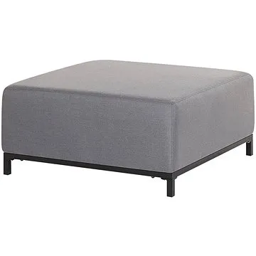 Zahradní BELIANI šedý s černou ROVIGO (beliani_252665)