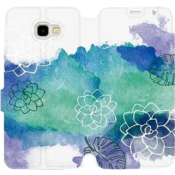 Flipové pouzdro na mobil Samsung Galaxy J4 Plus 2018 - MG11S Vodovkové květy (5903226504503)