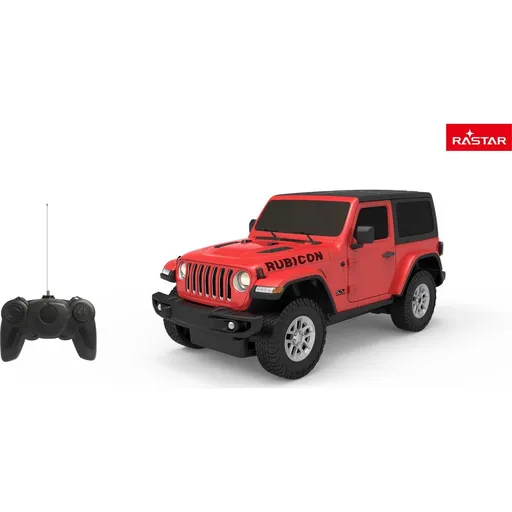 Rastar RC auto 1 : 24 JEEP Wrangler JL červený